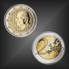 2 EURO Dimitri Mitropoulus Griechenland 2016