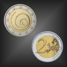 2 EURO Höhlen von Postojna Slowenien 2013