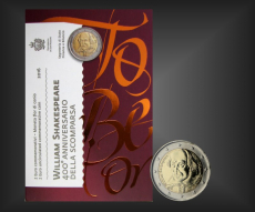 2 EURO William Shakespeare San Marino 2016