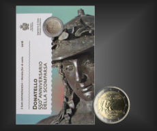 2 EURO Todestag Donatello San Marino 2016